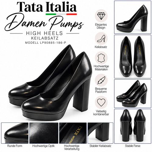 Tata italia damen pumps high - pumps,