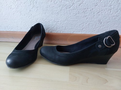 Schwarze pumps wedges - schwarze,