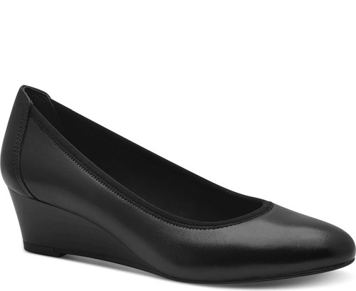 Tamaris damen schwarze leder - damen,