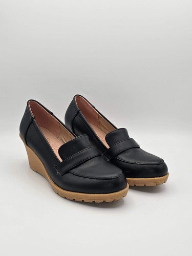 Damen slipper mit keilabsatz - damen,