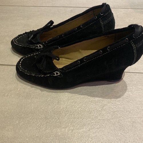 Pumps schwarz mit weißen - 39,
